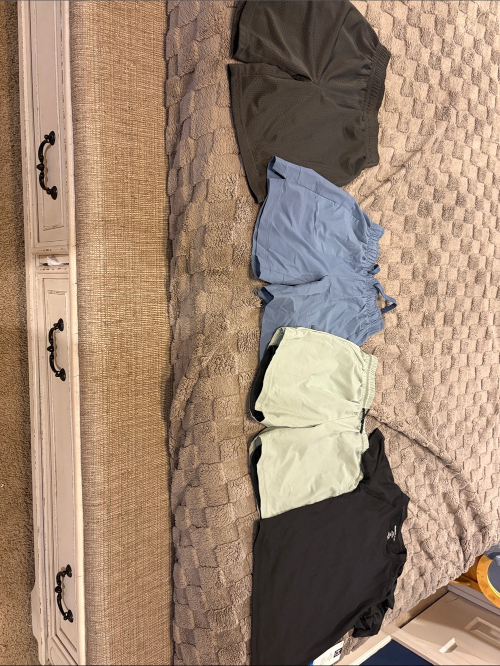 Kids' Light Green Active Shorts - Brand Not Identified